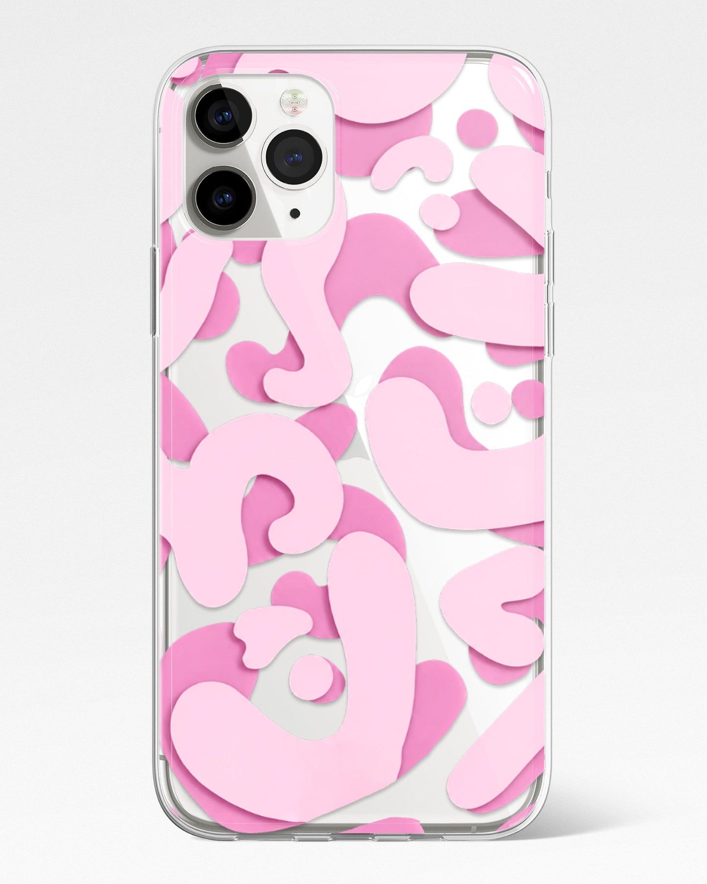 Cotton Candy Bloom Transparent Phone Cover