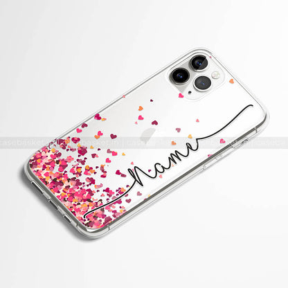 Love Hearts Silicone Phone Cover