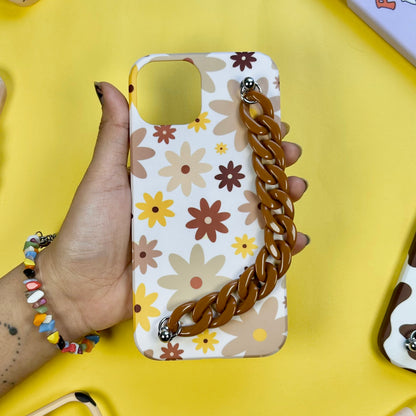 Biscotti Bliss Brown Chain Phone Cover