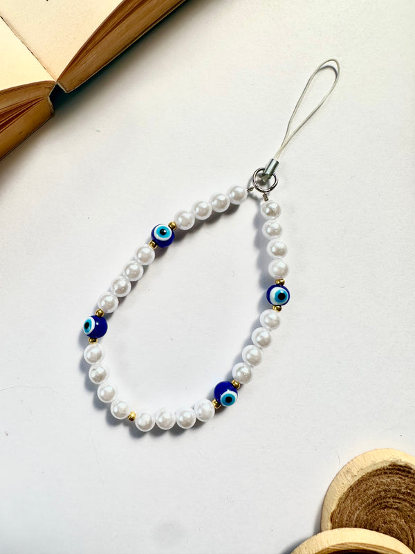 Guardian Pearl Phone Chain Charm