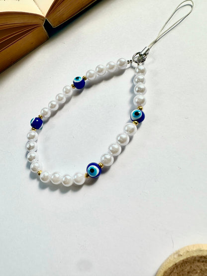 Guardian Pearl Phone Chain Charm - Casebasket