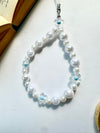 Mist Pearl Flower Phone Chain Charm