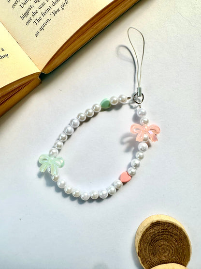 Bubblegum Mint Phone Chain Charm