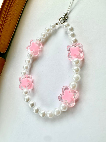 Pinkpearl Phone Chain Charm - Casebasket