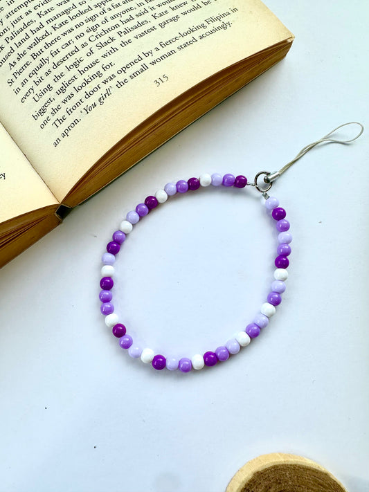 Orchid Fade Phone Chain Charm