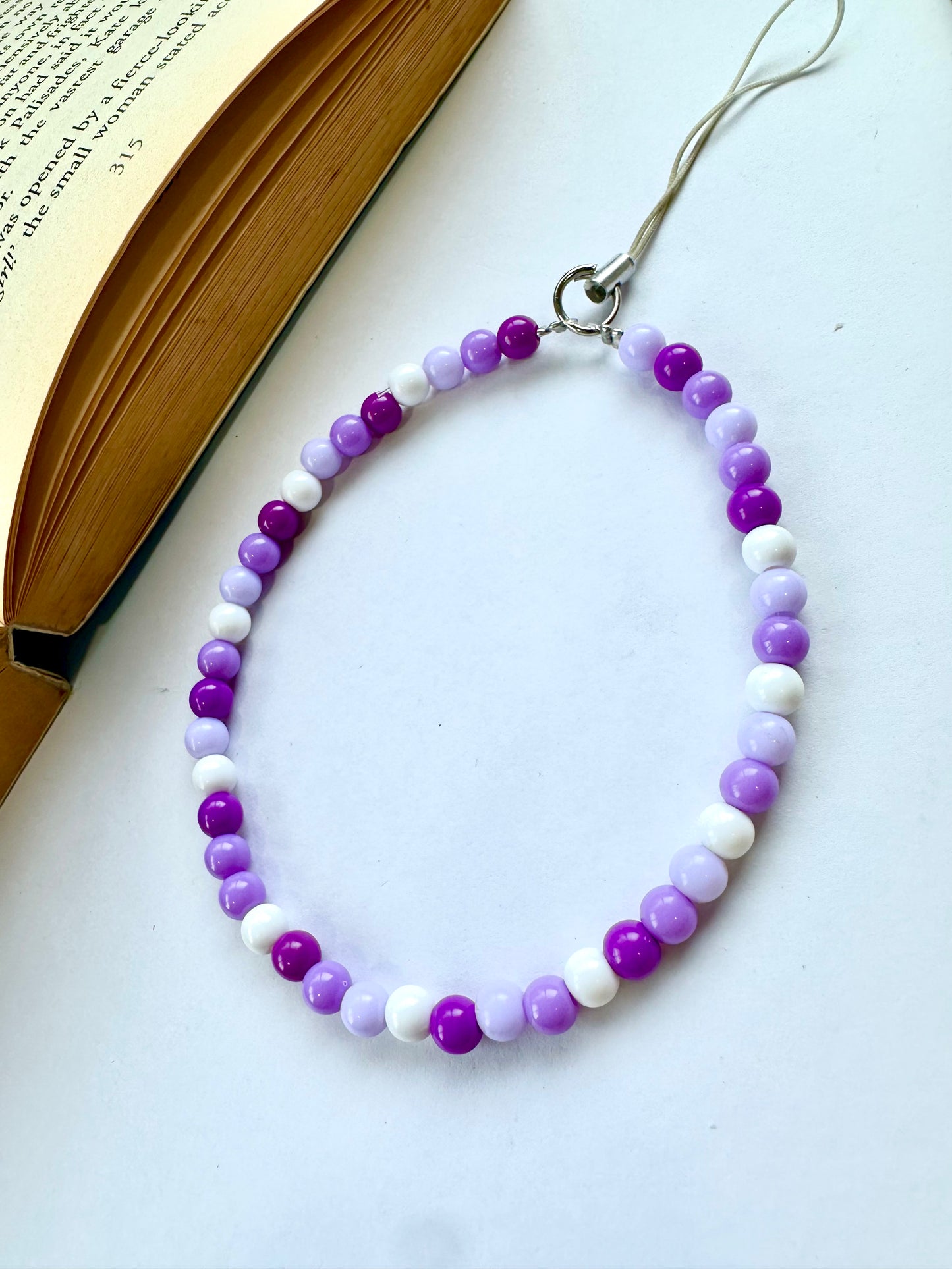 Orchid Fade Phone Chain Charm