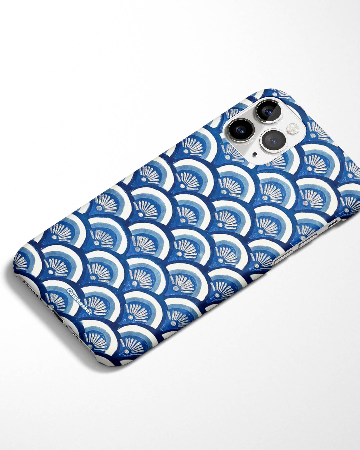 Indigo Waves Print Phone Cover