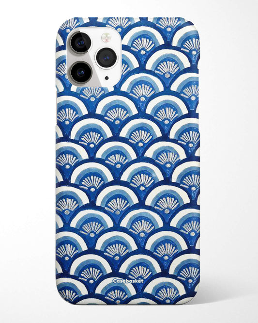 Indigo Waves Print Phone Cover