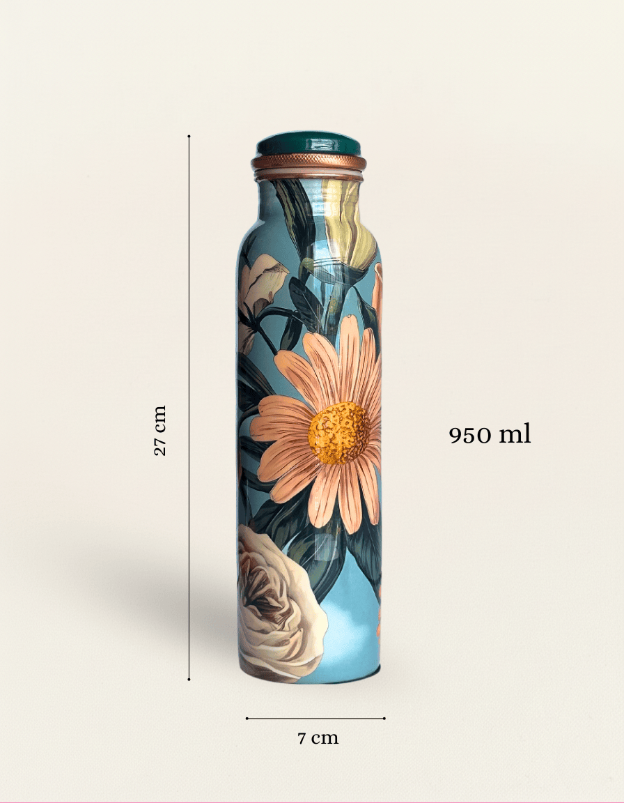 Daisy Bloom Copper Bottle
