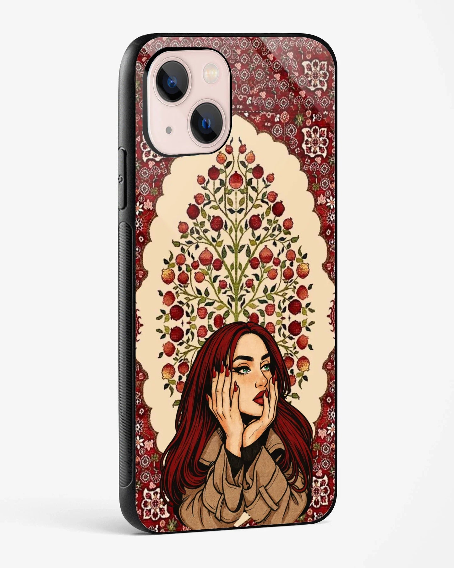 Ruby Reverie Mandala Phone Cover