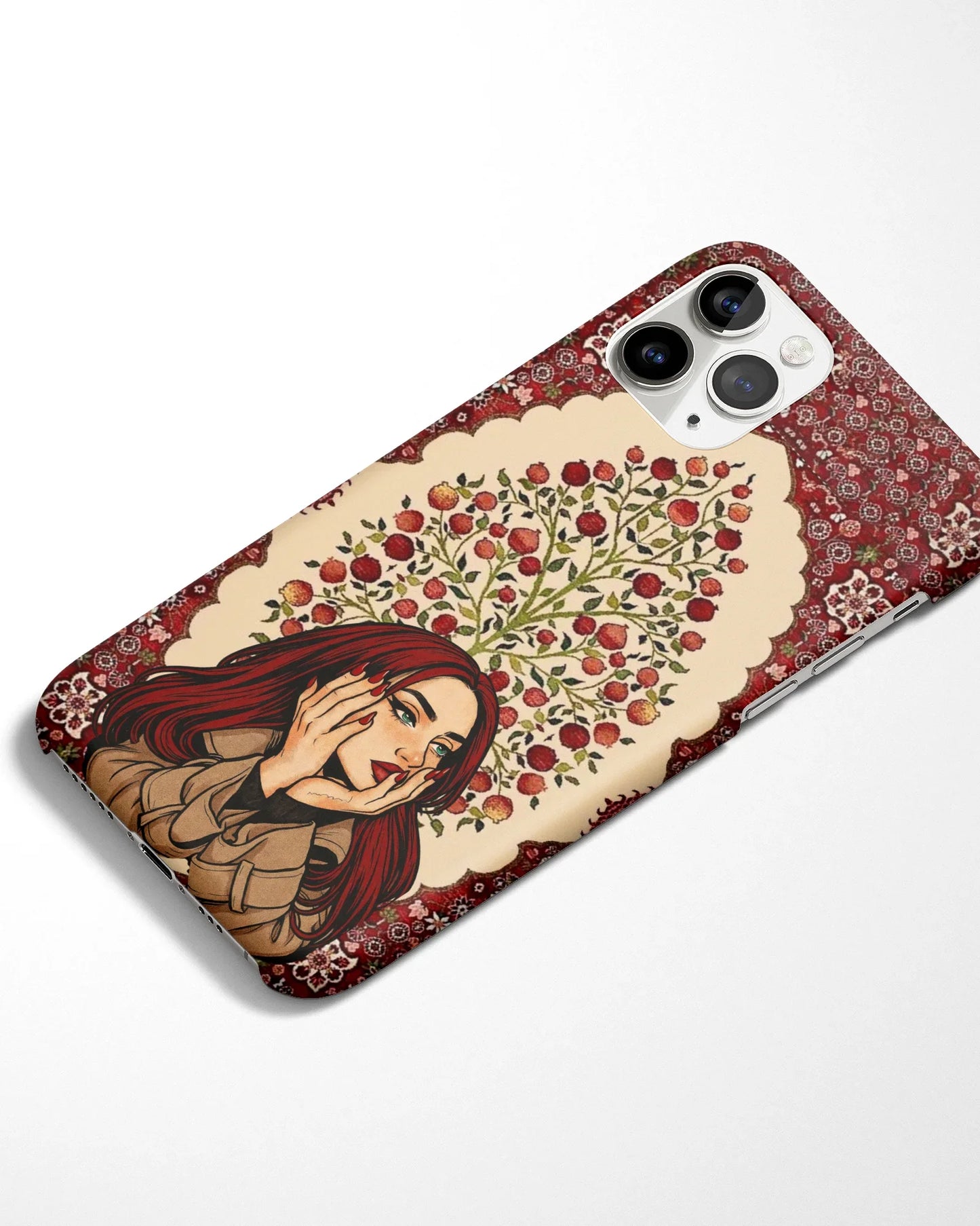 Ruby Reverie Mandala Phone Cover