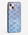 Navyblue Scallop Glossy Phone Cover