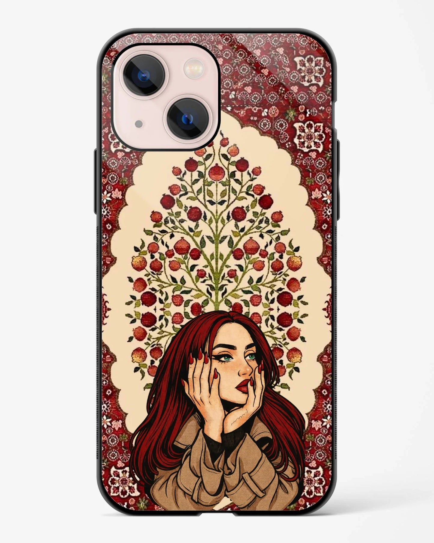 Ruby Reverie Mandala Phone Cover