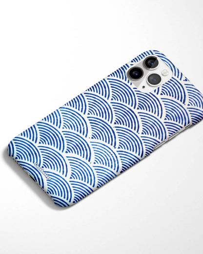 Blue Arches Print Phone Cover