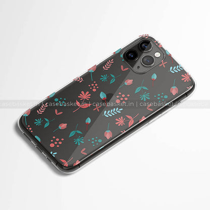 Blossom Blue Silicone Phone Cover