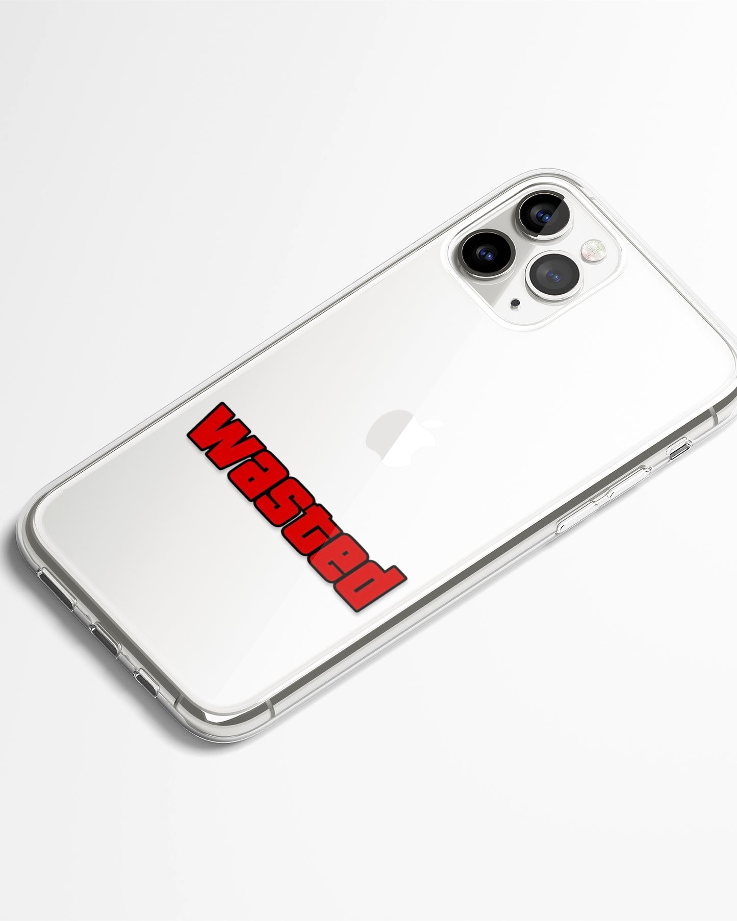 Wasted Transparent Phone Cover
