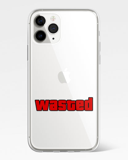 Wasted Transparent Phone Cover
