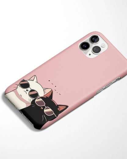 Double Trouble Cats Phone Cover