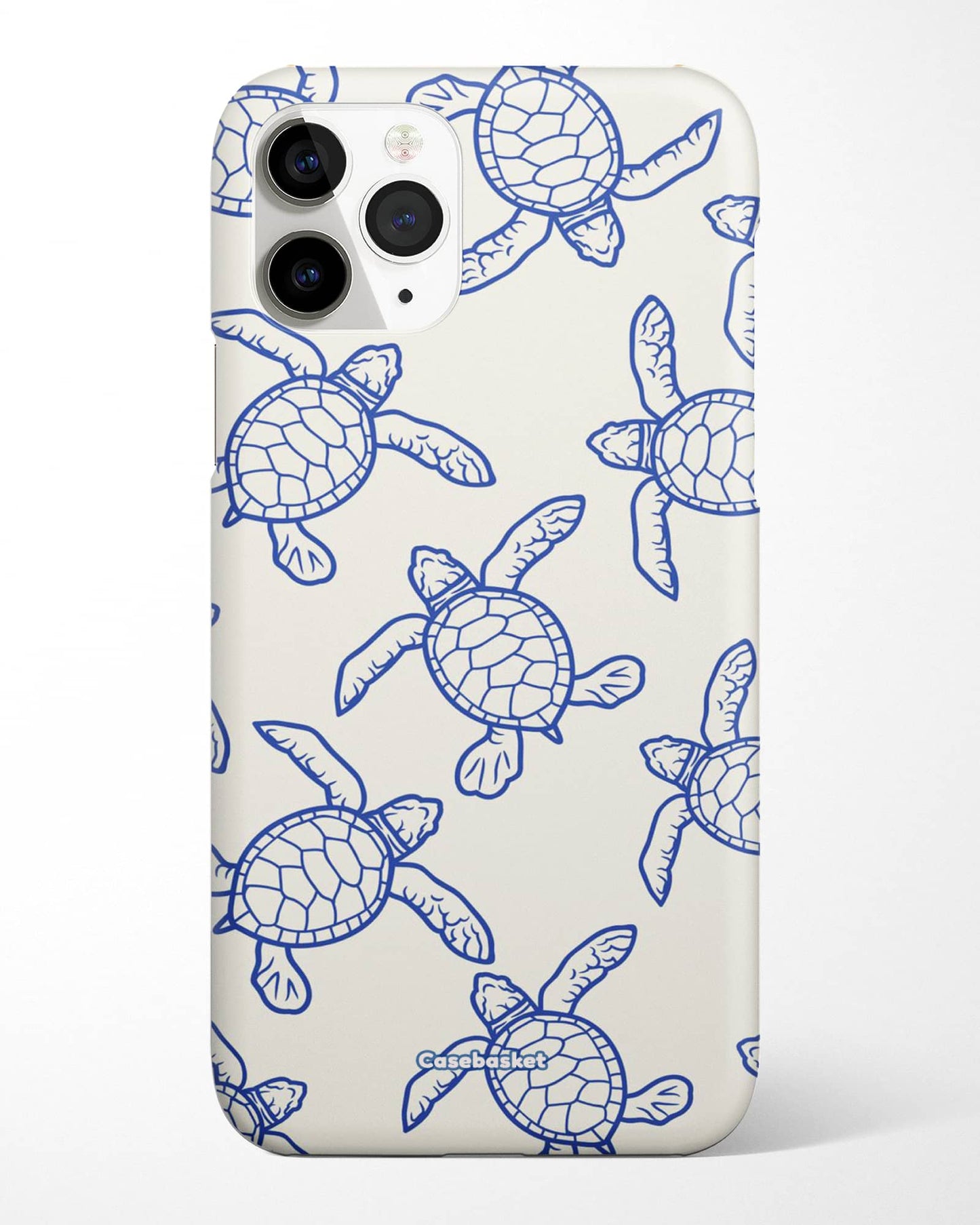 Blue Drift Turtle Print Phone Cover