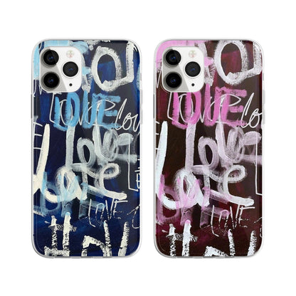 Graffiti Romance Couple Phone Cover