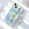 Gloss Dreamy Crystal Bow Fall Chain Phone Cover