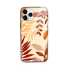 Caramel Leaves Aesthetic Glossy Phone Cover