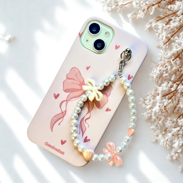 Sweetheart Snowberry Bow Fall Chain Phone Cover