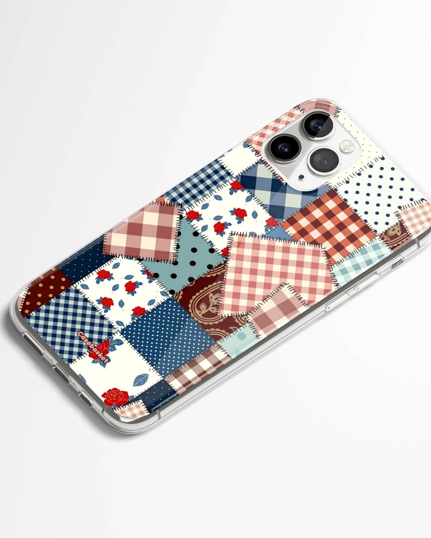 Classic Patchwork Floral Phone Cover