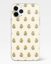 Vintage Marigold Floral Print Phone Cover