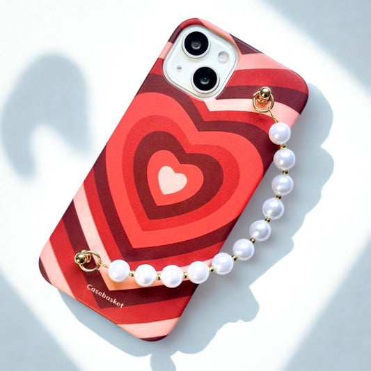 Y2K pearl Chain Phone Cover
