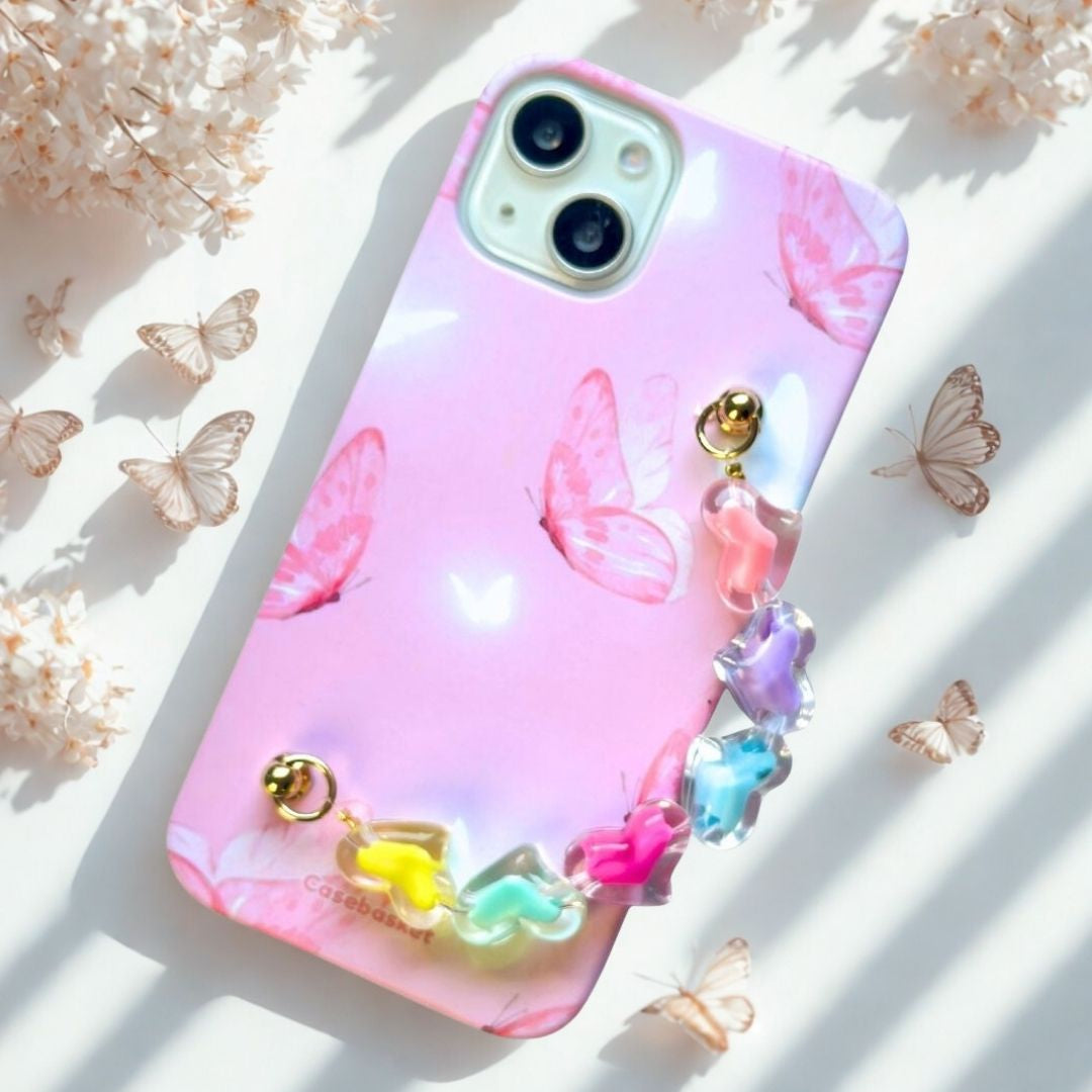 Light Wings Candy Heart Chain Phone Cover