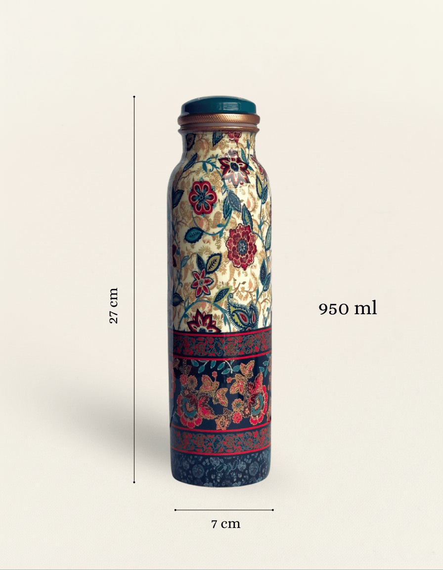 Flora Royale Copper Bottle
