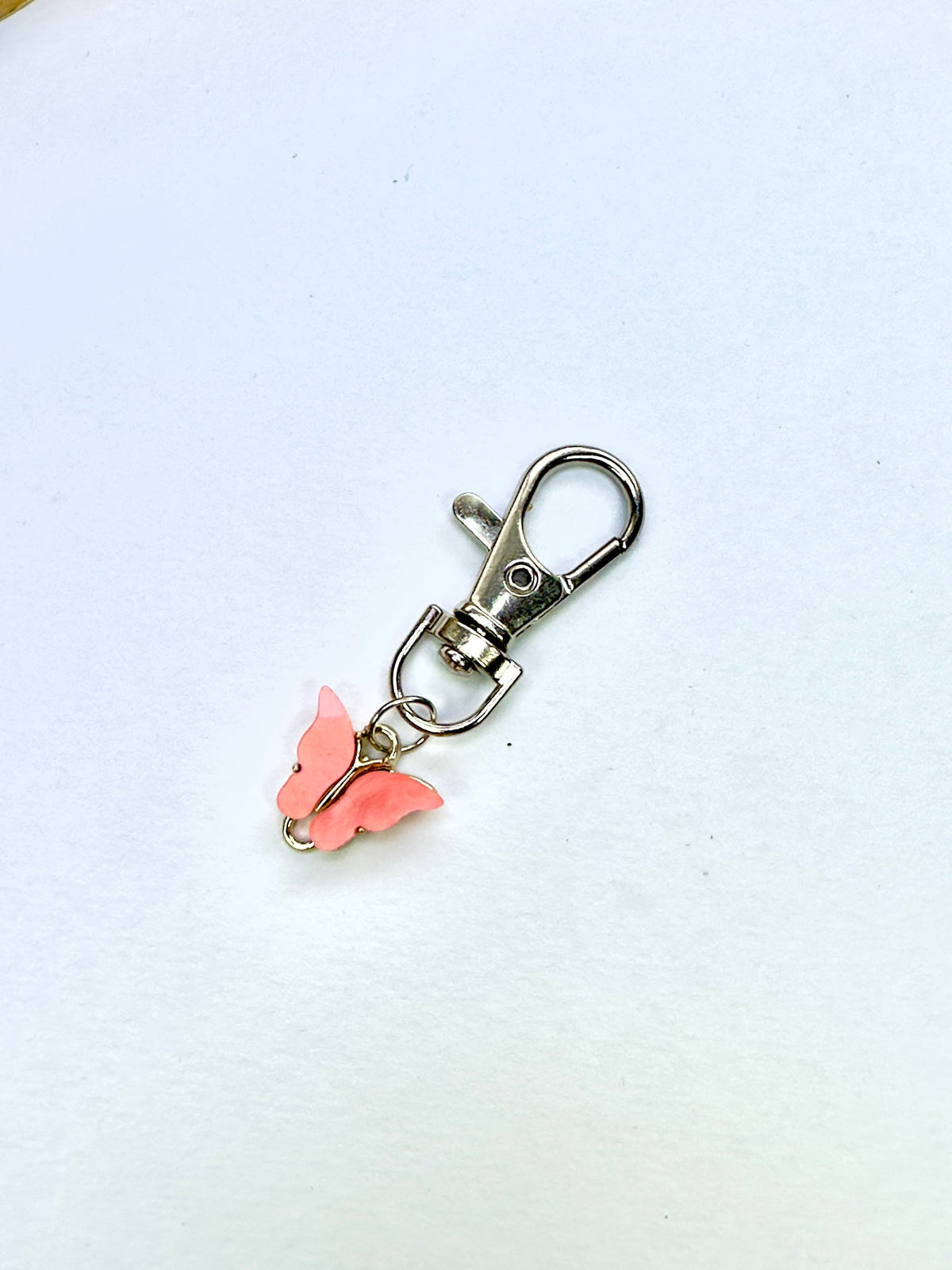 Peach Flutter Phone Charm
