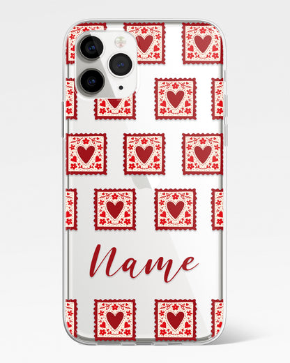 Love Notes Transparent Silicone Phone Cover