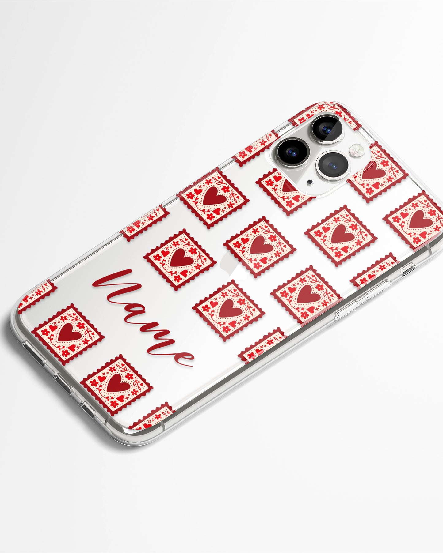 Love Notes Transparent Silicone Phone Cover