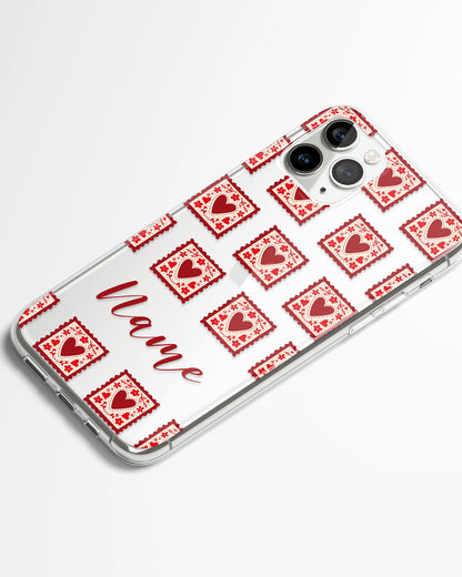 Love Notes Transparent Silicone Phone Cover