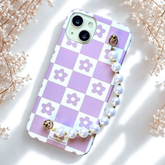 LilaCheck Daisy Pearl Phone Cover
