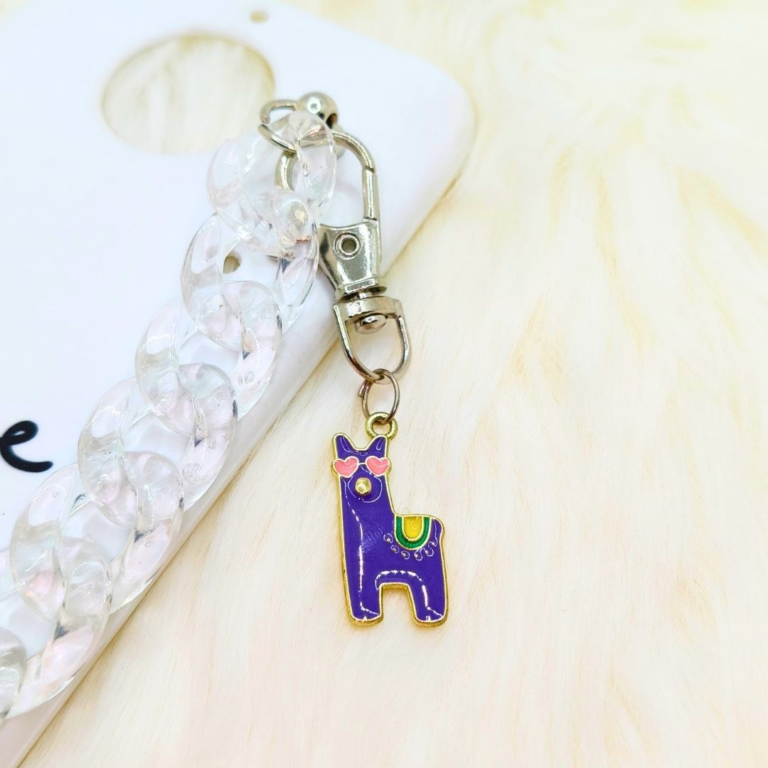 LlamaPop Phone Charm