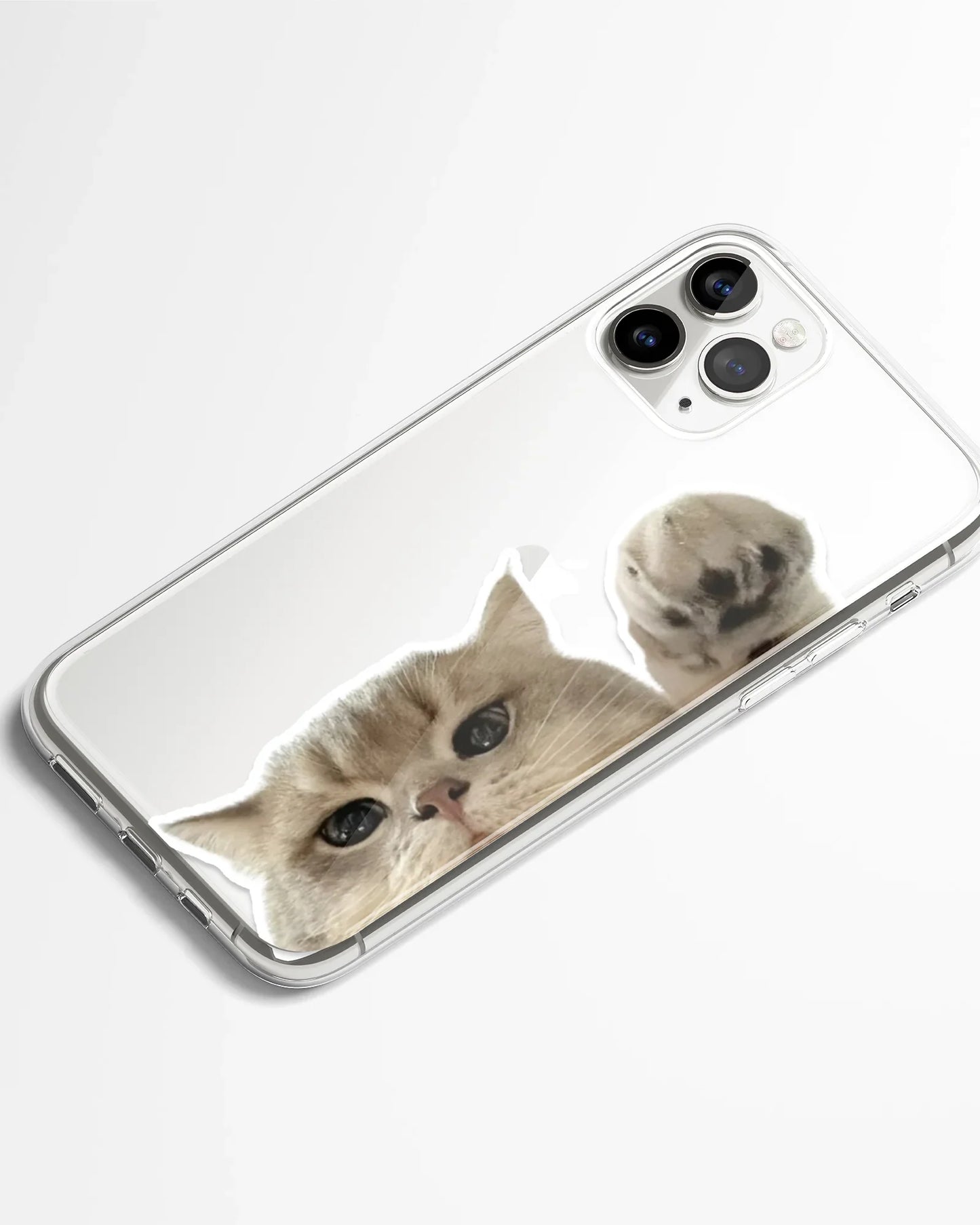 Kitty Says Hi Transparent Phone Cover
