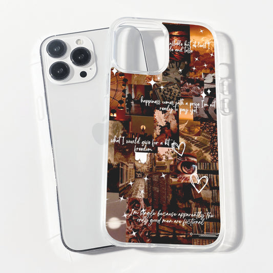 Timeless Love Clear Silicone Phone Cover