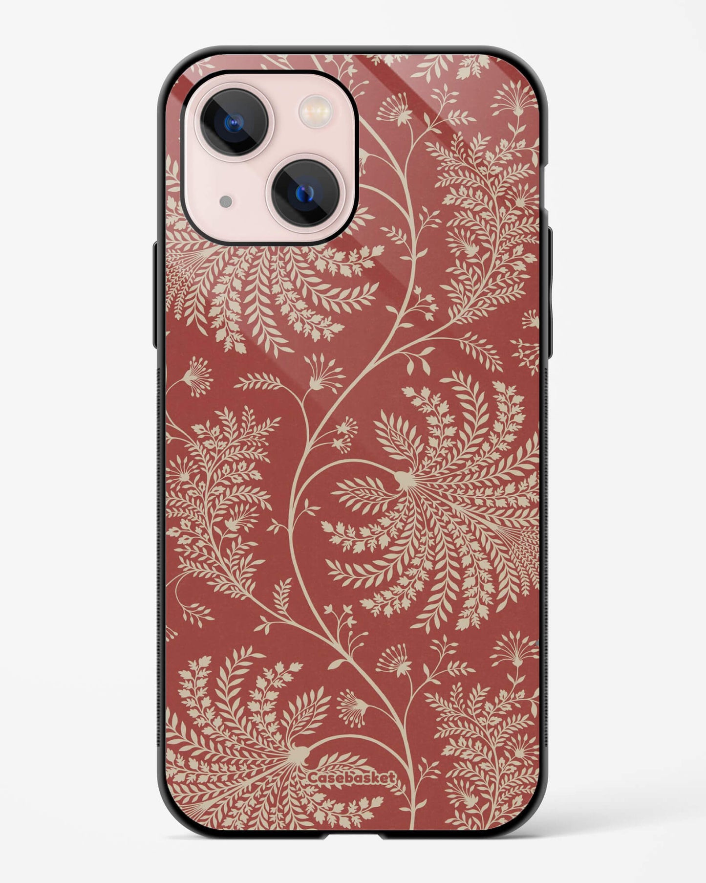 Terracotta Floral Elegance Phone Cover