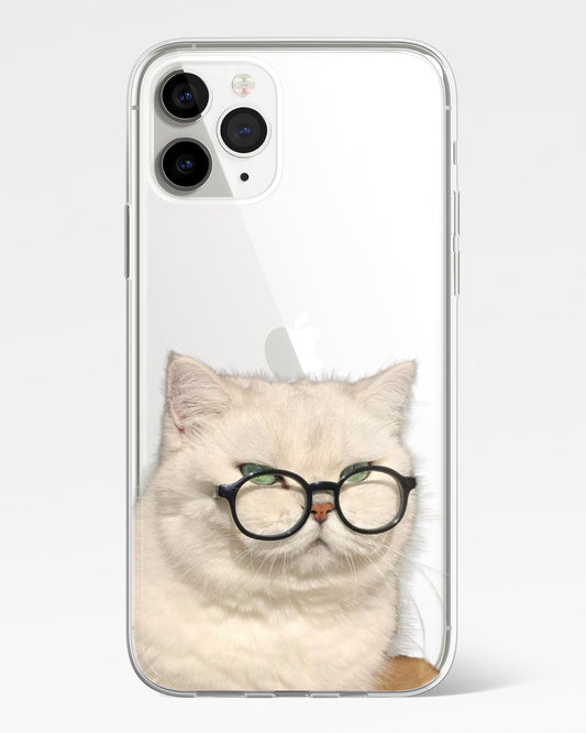 Professor Paws Transparent Phone Cover