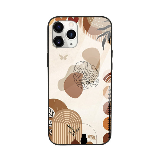 Mystic Mocha Aesthetic Glass Phone Cover