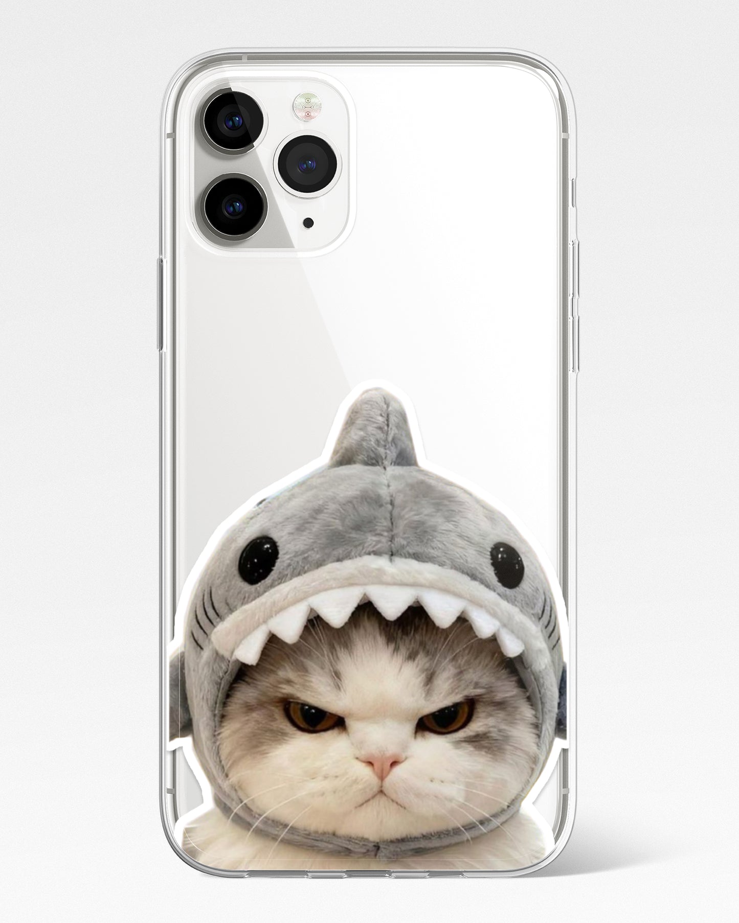 Peekaboo Kitty Transparent Phone Cover