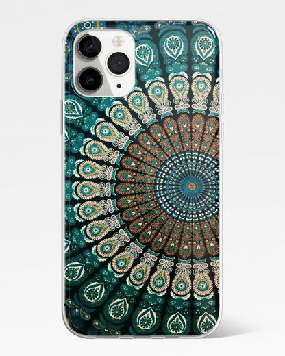 Royal Teal Bloom Mandala Phone Cover