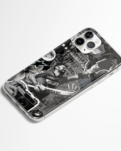 Monochrome King Kohli Phone Cover