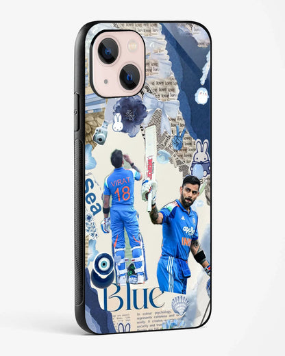 Blue Vibes Kohli Phone Cover
