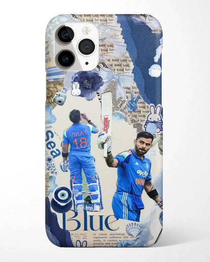 Blue Vibes Kohli Phone Cover