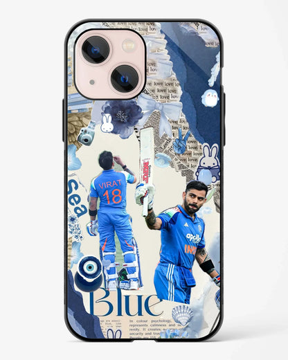 Blue Vibes Kohli Phone Cover