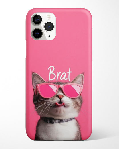 Pink Brat Kitty Phone Cover